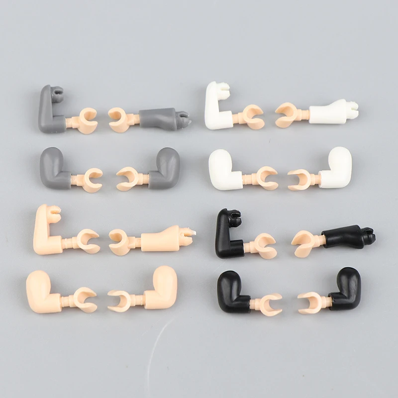 

4PCS Mini DIY Figures Arm Accessories Building Blocks Compatible Bending Arm Mini DIY Bricks Toy For Children