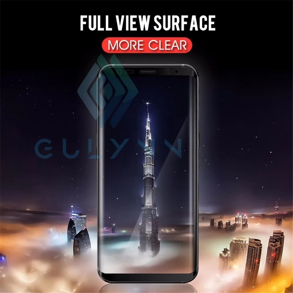 Полное покрытие мягкая защитная Гидрогелевая пленка для samsung Galaxy 10 10E PLUS S7 S6 Edge S8 S9 Plus Note 8 9 HD защитная пленка для экрана