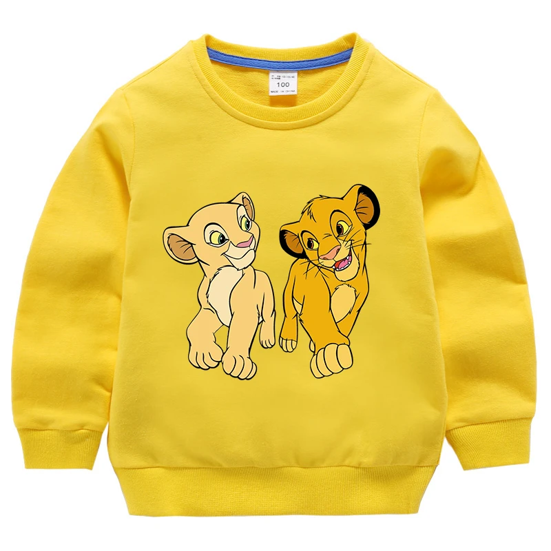 

Fall Yellow Tops Child Sportswear Pullover Kids Sweatshirts Children Hoodies Toddler Baby Clothing Boys Girl Clothes