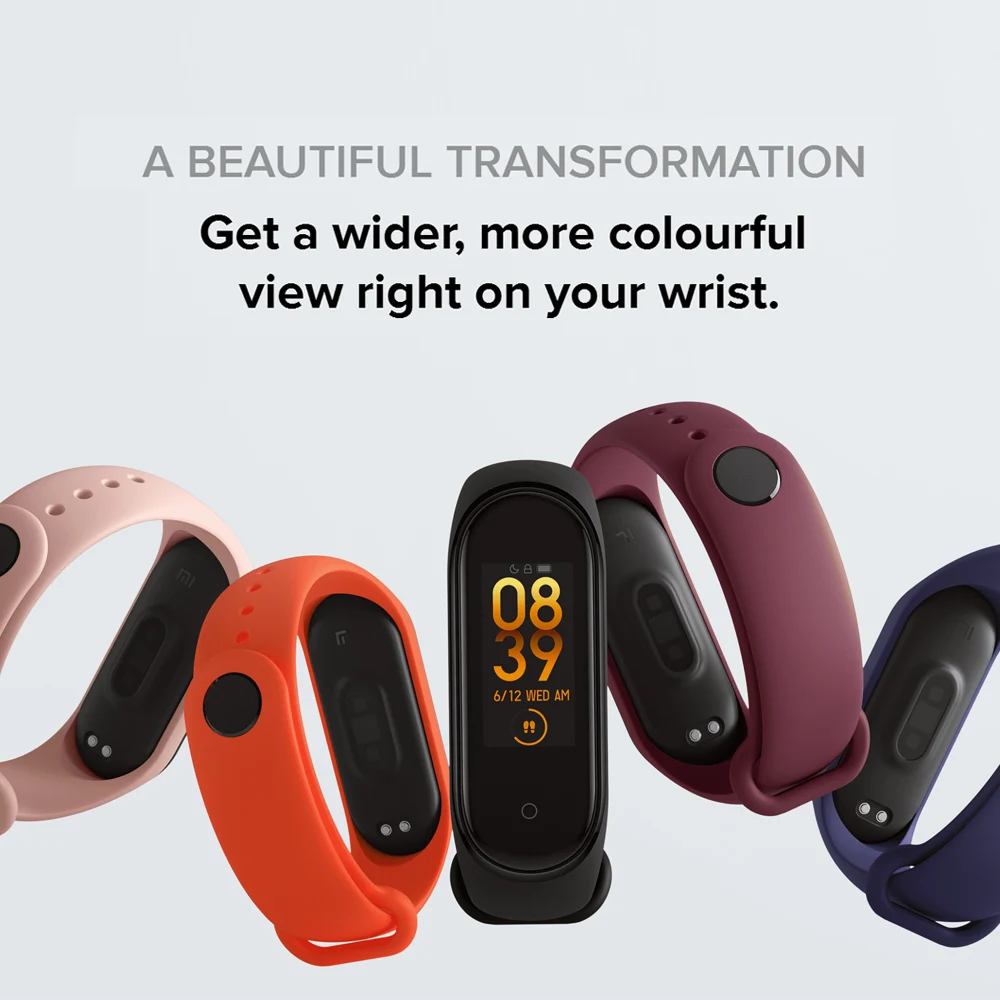 Xiaomi mi Band 4 mi band 4 mi Band 3 умный Браслет фитнес-браслет трекер пульсометр часы с функцией BT mi Band 4 3 Smartband