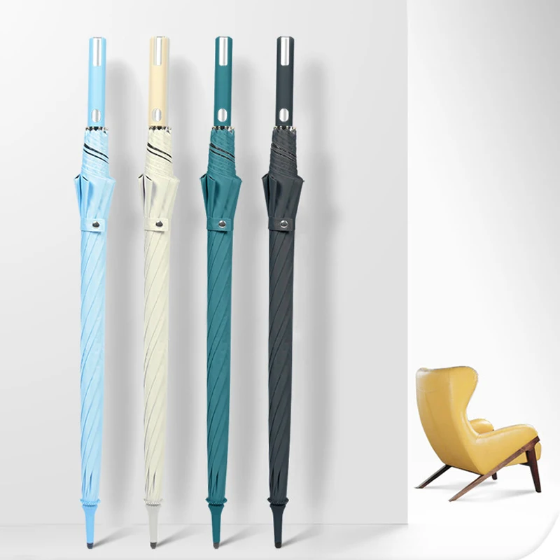 Креативный большой зонт роскошный Ветрозащитный Зонт с длинной ручкой для