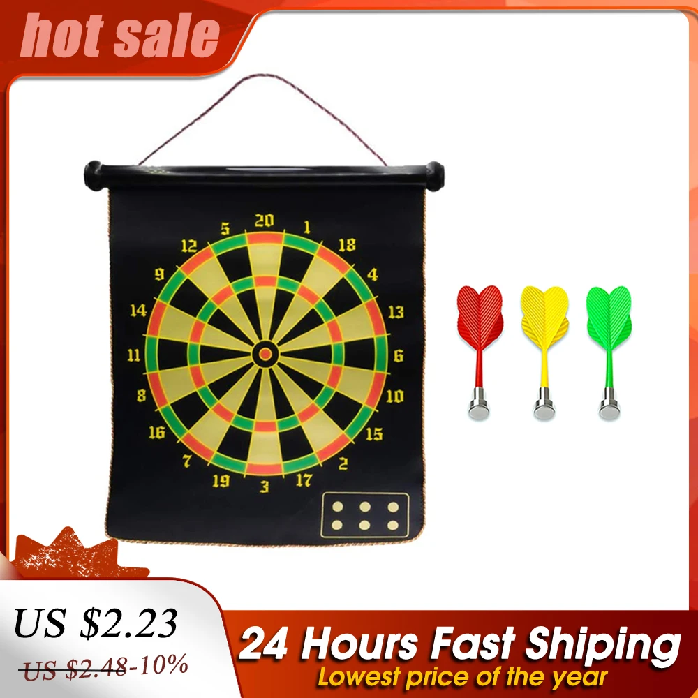 3 шт. Магнитный Дротика двусторонняя для дома и улицы Настольная игра замена