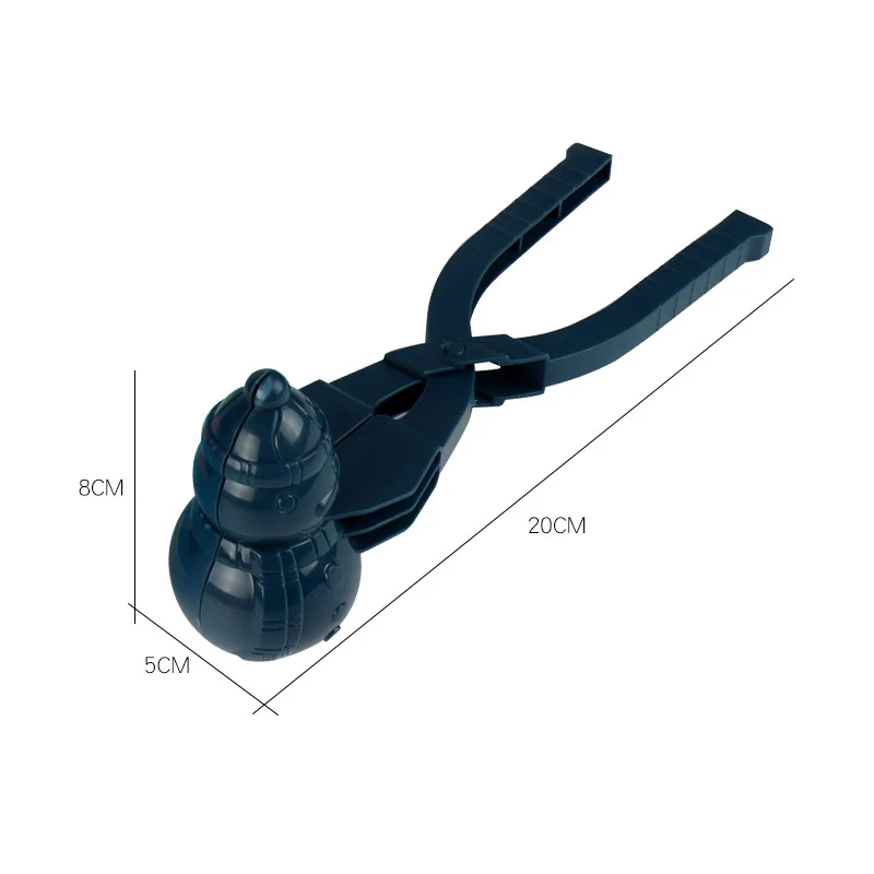 

Winter Plastic Snowball Maker Clip Kids Outdoor Sand Snow Ball Mold Toys Snowman Clip Toy for Children TN99