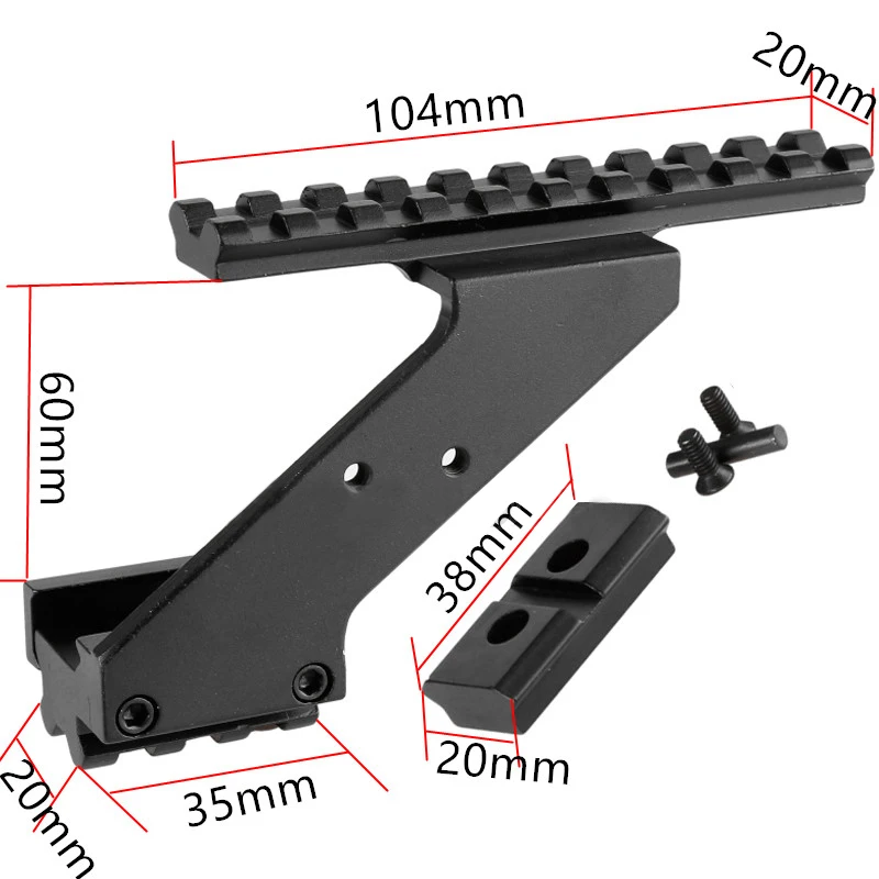 Тактический Вивер Пикатинни топ и Нижняя рейка пистолет прицел Крепление