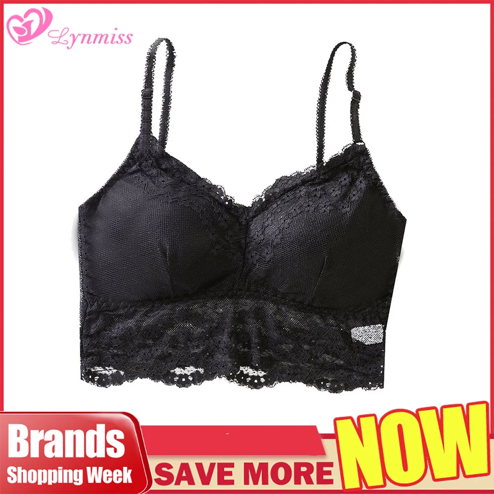 

Sexy Lace Women Bra Bralette Backless Wireless Underwear Women's Bra Solid Padded Tube Top Ultrathin Female Underwear Lingerie
