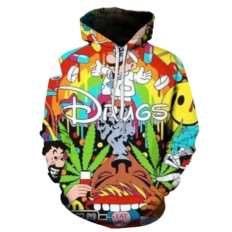 Повседневные 3D толстовки для мужчин и женщин Psychedelic Сова толстовки с капюшоном рисунком для мужчин Harajuku Хип Хоп Уличная Толстовка Толстовки