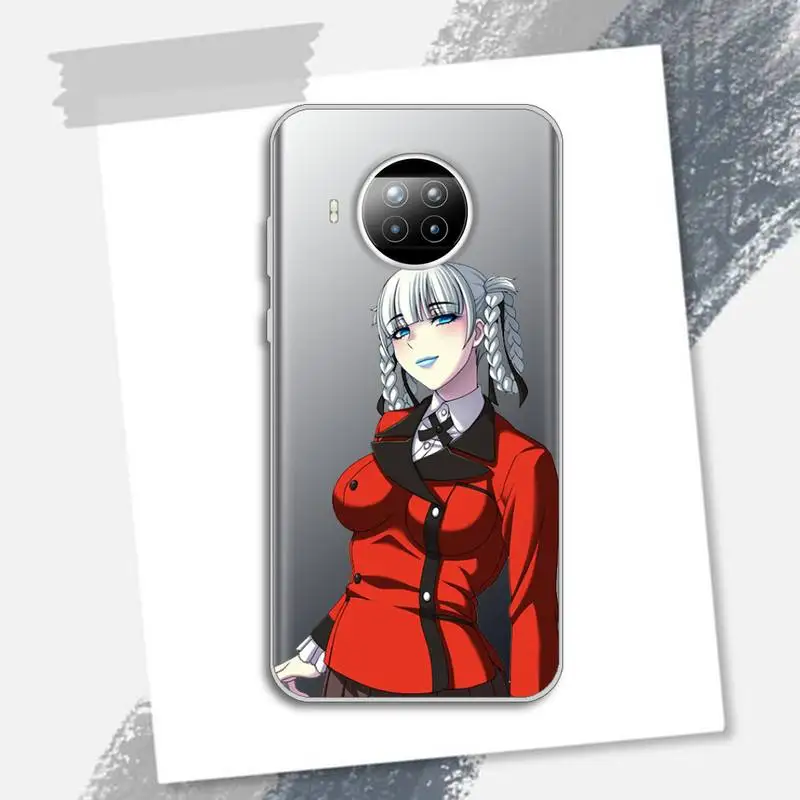 

Japan anime Kakegurui Phone Case Transparent for Xiaomi Redmi note 10 t 8 9 pro lite 11
