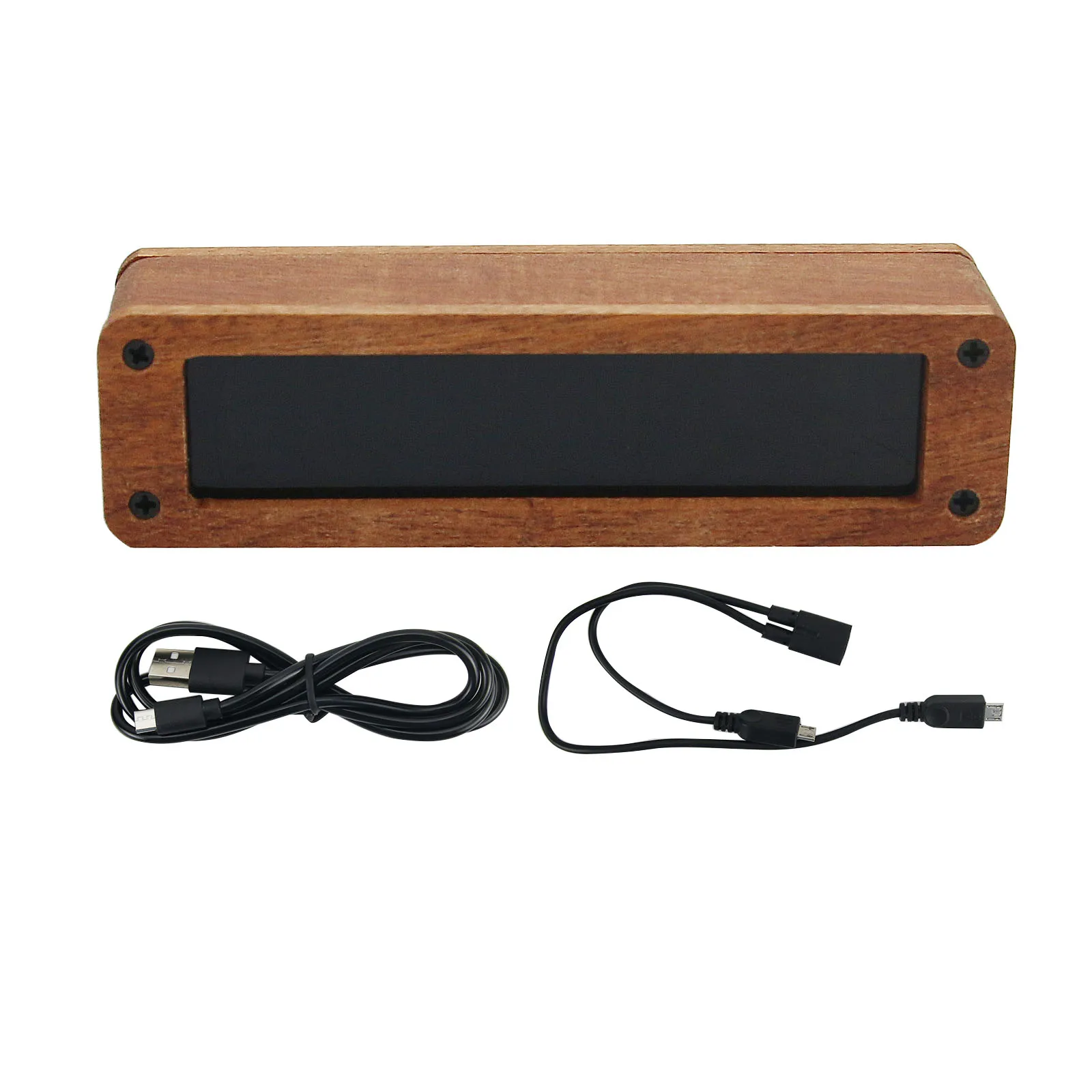 

VFD8 Wood Mini VFD Clock Vacuum Fluorescent Display Retro Tube Desk Shelf Clock