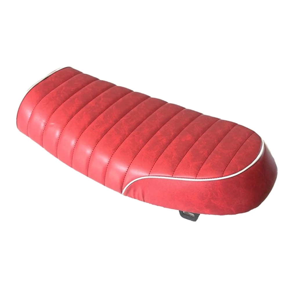 

Universal Brat Motorcycle Cushion Cafe Racer Seats For YAMAHA Red