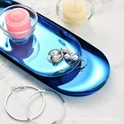 Золотая обеденная тарелка в скандинавском стиле, десертная тарелка из нержавеющей стали, фруктовый торт, поднос для снэков, кухонная тарелка, тарелка для западного стейка