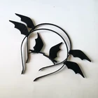 Крутые крылья дьявола летучая мышь заколки для волос крылья летучая мышь, заколки нарядный костюм Хэллоуин косплей вечевечерние аксессуары для волос