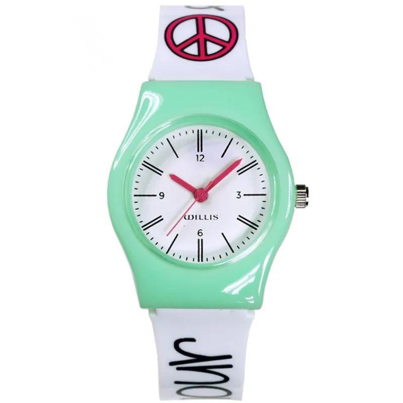 Женские Водонепроницаемые мини часы wдоме с круглым циферблатом аналоговые