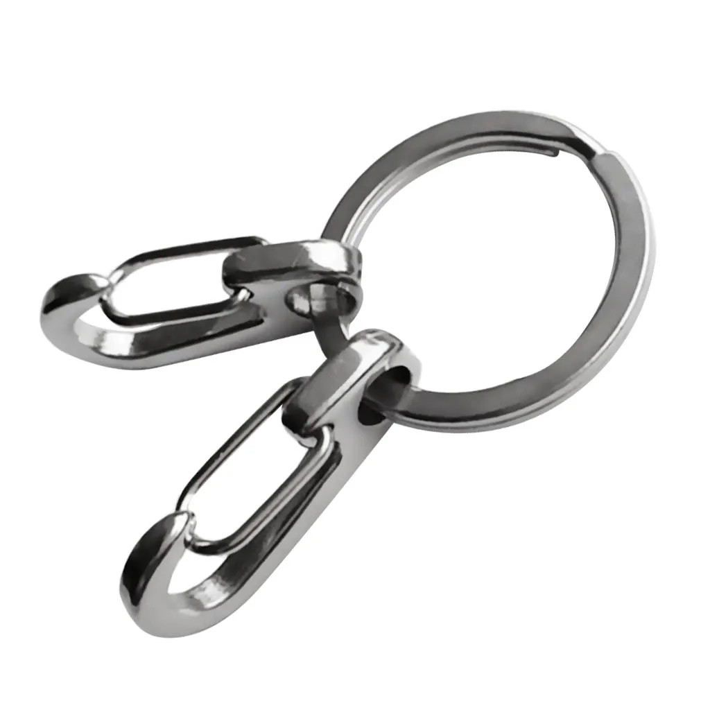 

2 предмета Нержавеющая сталь Quick Release брелок карабин пружинный крюк оттяжкой