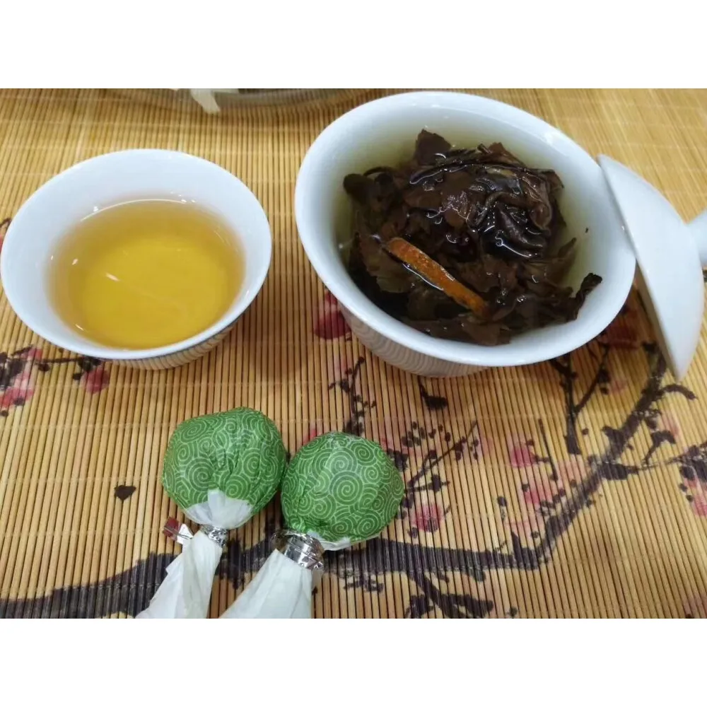 Белый чай Fuding новый клубный Чэнь пей длинный Чжу Xiaotuo Старый белый Shoumei шоколадный