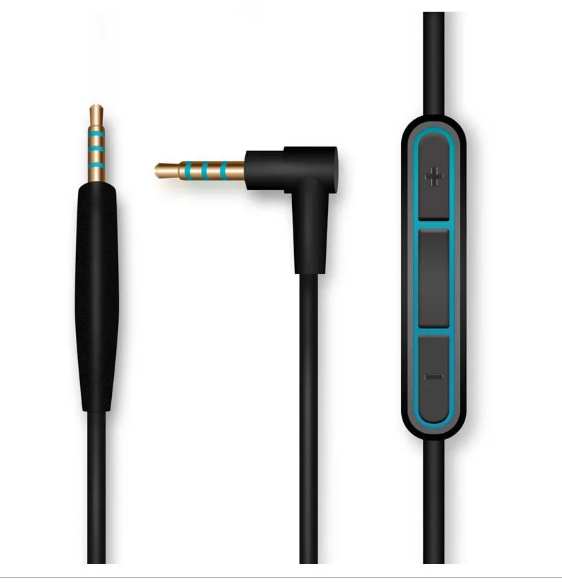 LEORY 2,5 мм до 3,5 мм аудио кабель для Bose QC25 тихий удобный кабель для наушников с микрофоном 1,5 м кабель для Iphone Android