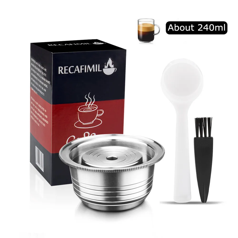 Фильтры для кофе Nespresso Vertuo Vertuoline Plus& Delonghi ENV150 пополняемая многоразовая капсула из нержавеющей стали - Цвет: G2