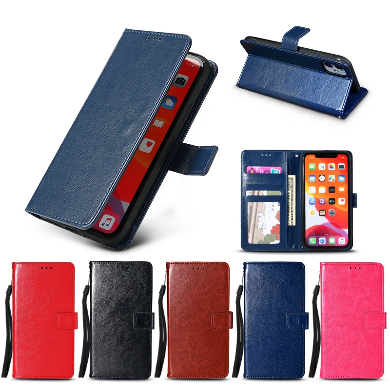 PU Leather Wallet Flip Case For Huawei Honor 10 20 30 Lite Case Silicon Magnetic Back Cover For Honor 30i 30s 20s Pro Phone Bags