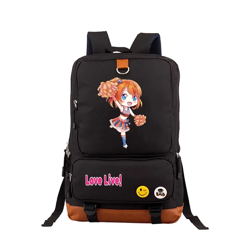 

Anime Lovelive Casual Backpack Teenagers Canvas School Student Book Bags Printing Laptop Backpack Shoulder Bags Travel Ba