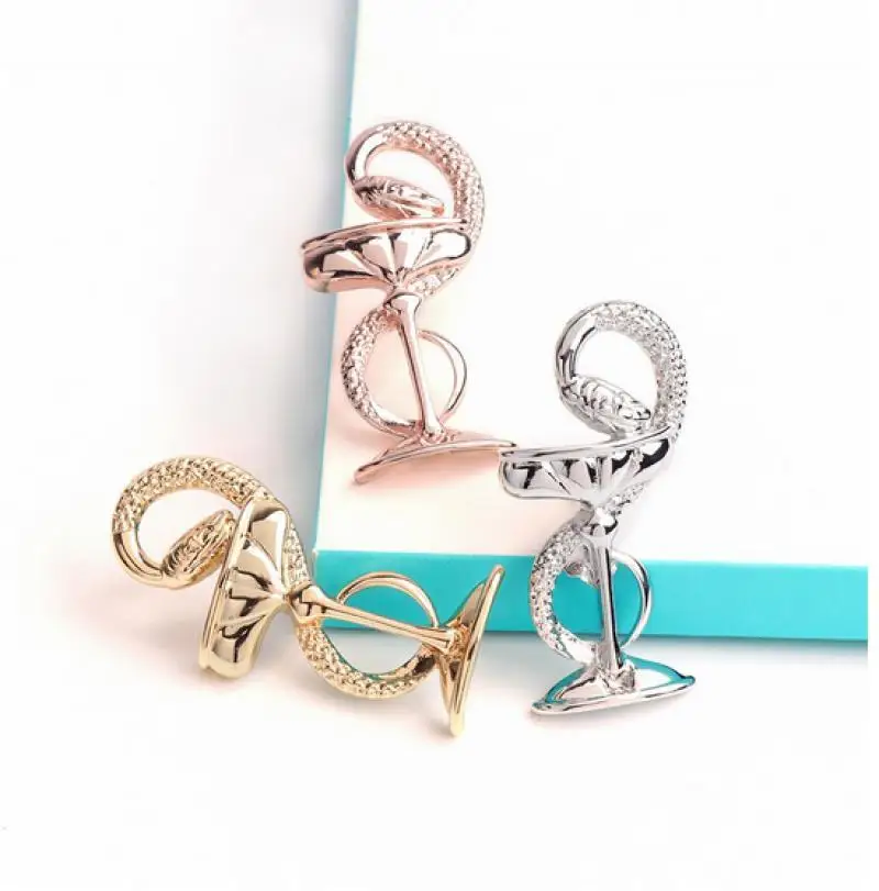 Красивые шпильки в форме чаши гигиении медицинский подарок золотой серебряный