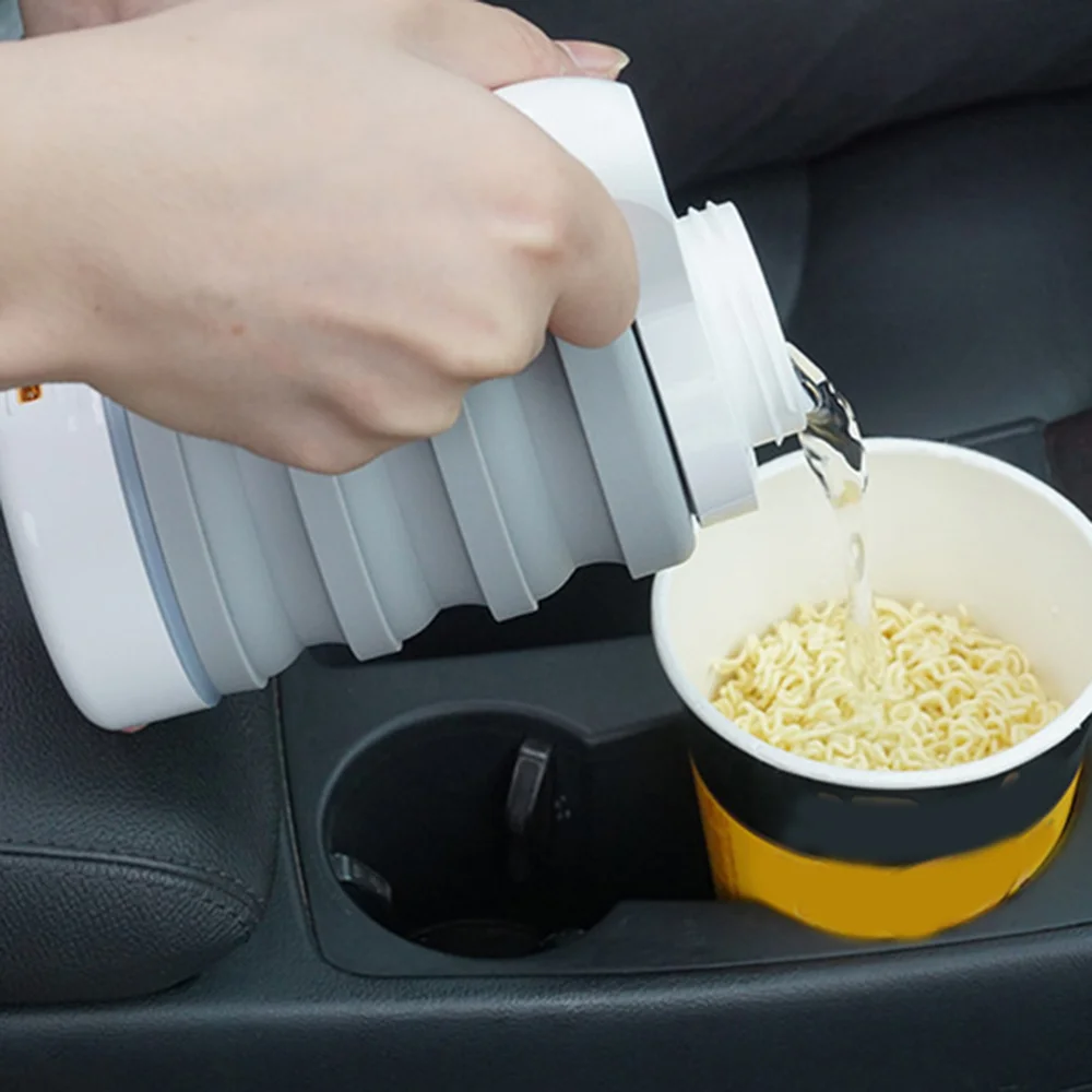 

1pc Electric Water Heater Kettle Practical Thermo Jug General Car Mounted Kettle