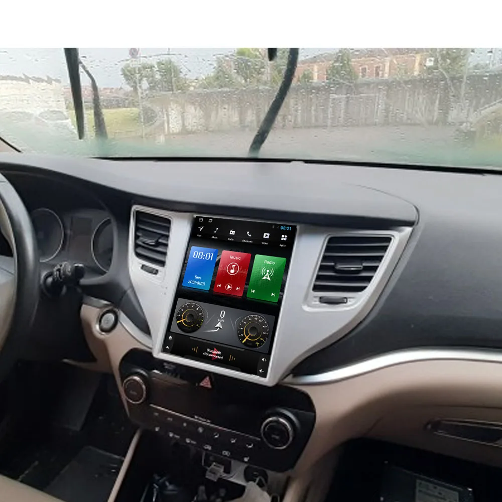 Tesla Player For Hyundai New Tucson 2015 2016 2017 2018 Navi Head Unit Car Multimedia Audio Radio 64G Android 10 Touch Screen