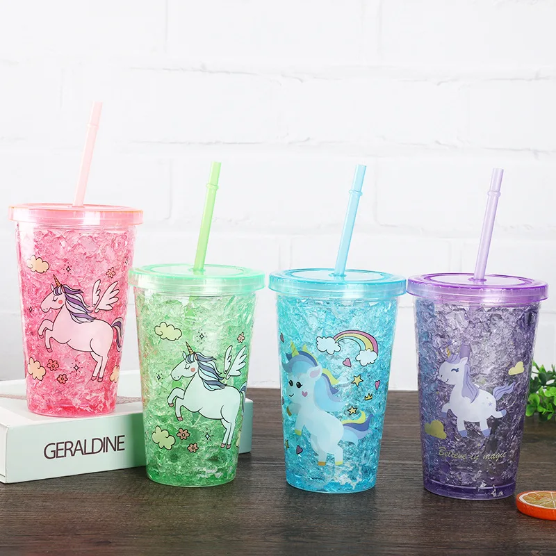 Креативная летняя прохладная ледяная чашка охлаждающая сломанная Студенческая