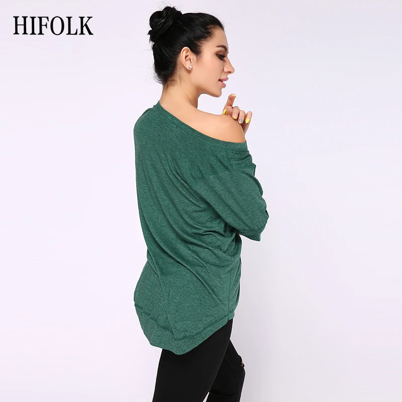 HIFOLK высокое качество женские футболки черные короткий рукав топы простые