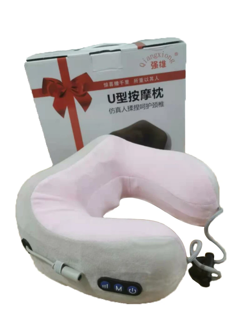

Electric Neck Massager 3 Keys U Shaped Pillow Multifunctional Portable Shoulder Cervical Massager Travel Home Car Relax Massage