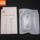 Оригинальный кабель для передачи данных Xiaomi 100 см USB 3. 0 Type-C 3A, шнур для быстрой зарядки для модели 8 8A 8T 7 MI 10 9 8 PRO CC9 PRO F2