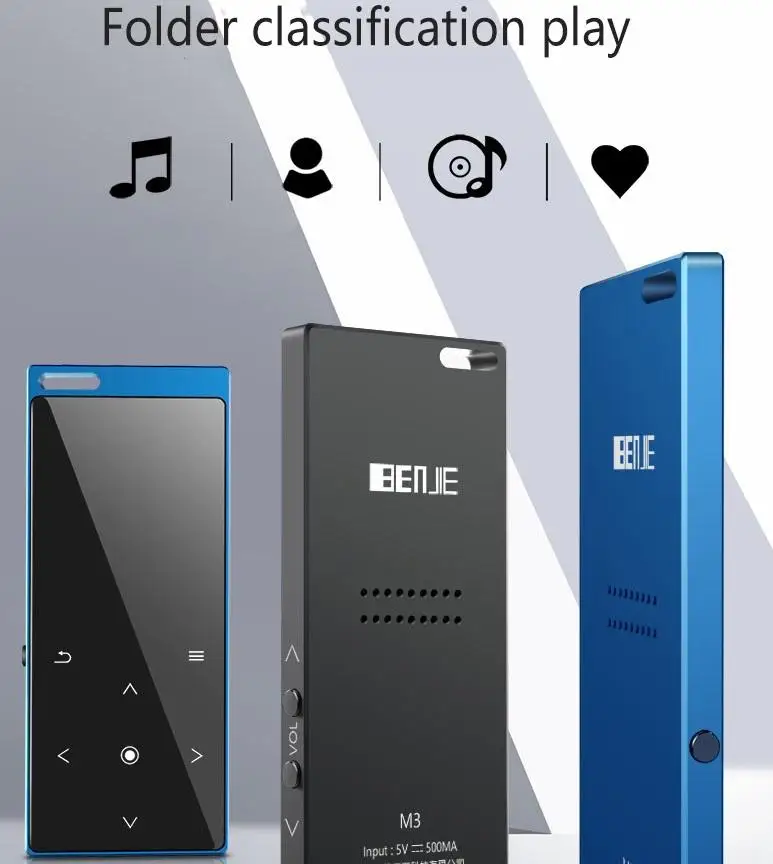 8G Bluetooth MP3 MP4 плеер студенческий MP5 Mp6 Ebook текст на английском языке Поддержка карт