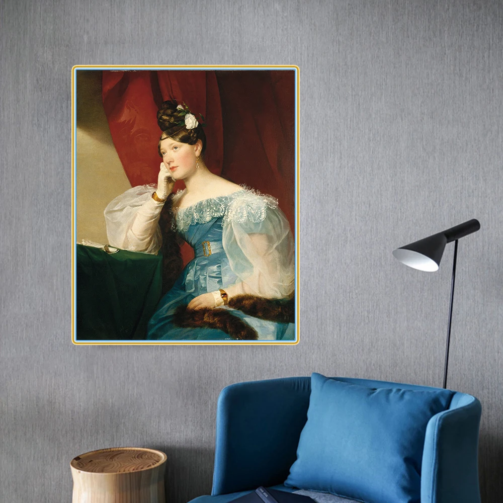 Цитон холст искусство Масляная живопись Фридрих фон амерлинг Julie Джули война Poster