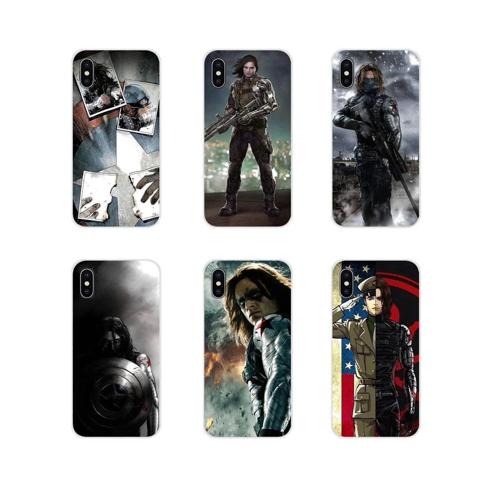 Модный чехол для Oneplus 3T 5T 6T Nokia 2 3 5 6 8 9 230 3310 1 7 Plus 2017 2018 America Civil War Winter Soldier Bucky |