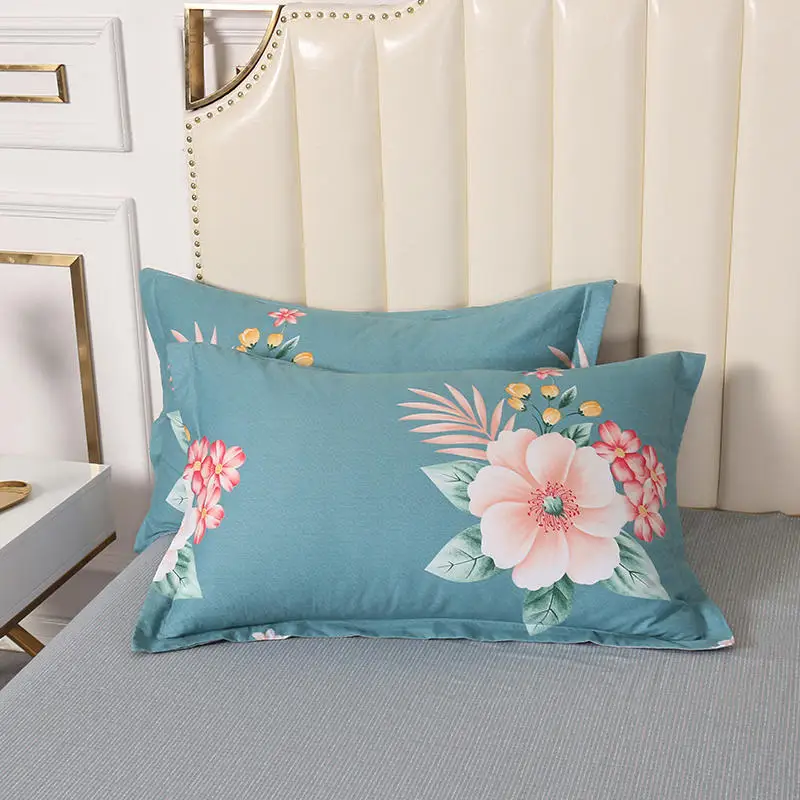 Постельное белье 1 шт. хлопковая простыня с цветочным принтом для двуспальной