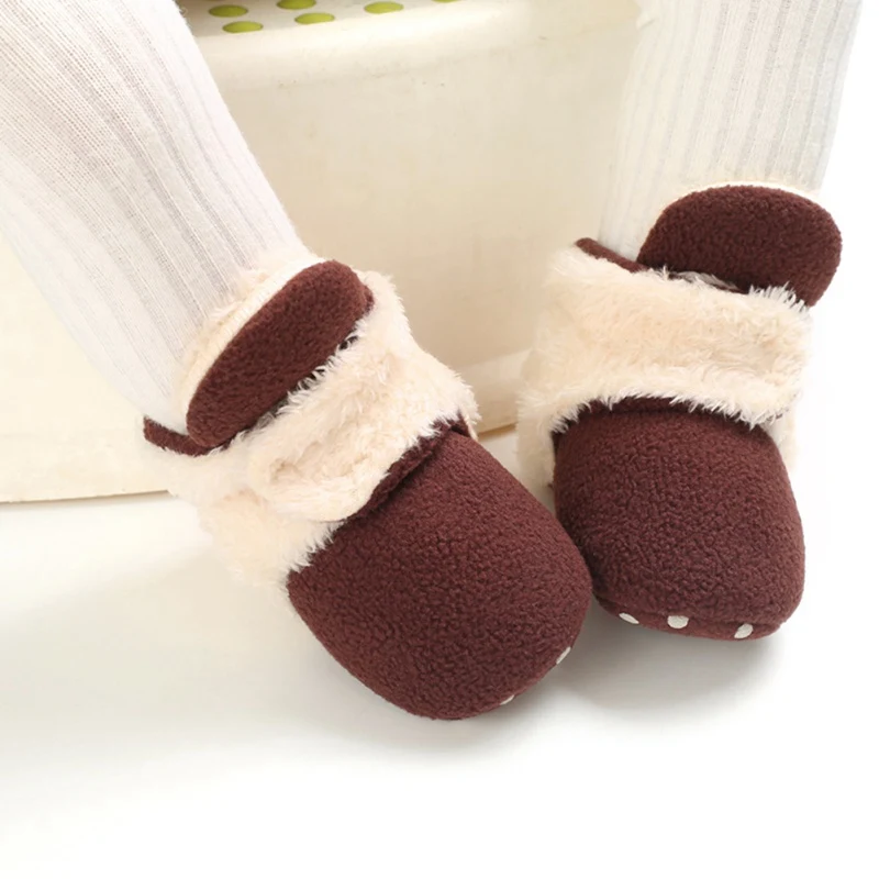 

0-18M NewBorn Kids Baby Girls Shoes Bow Snow Boots Autumn Winter Ankle Boots Cotton Warm Shoes#2