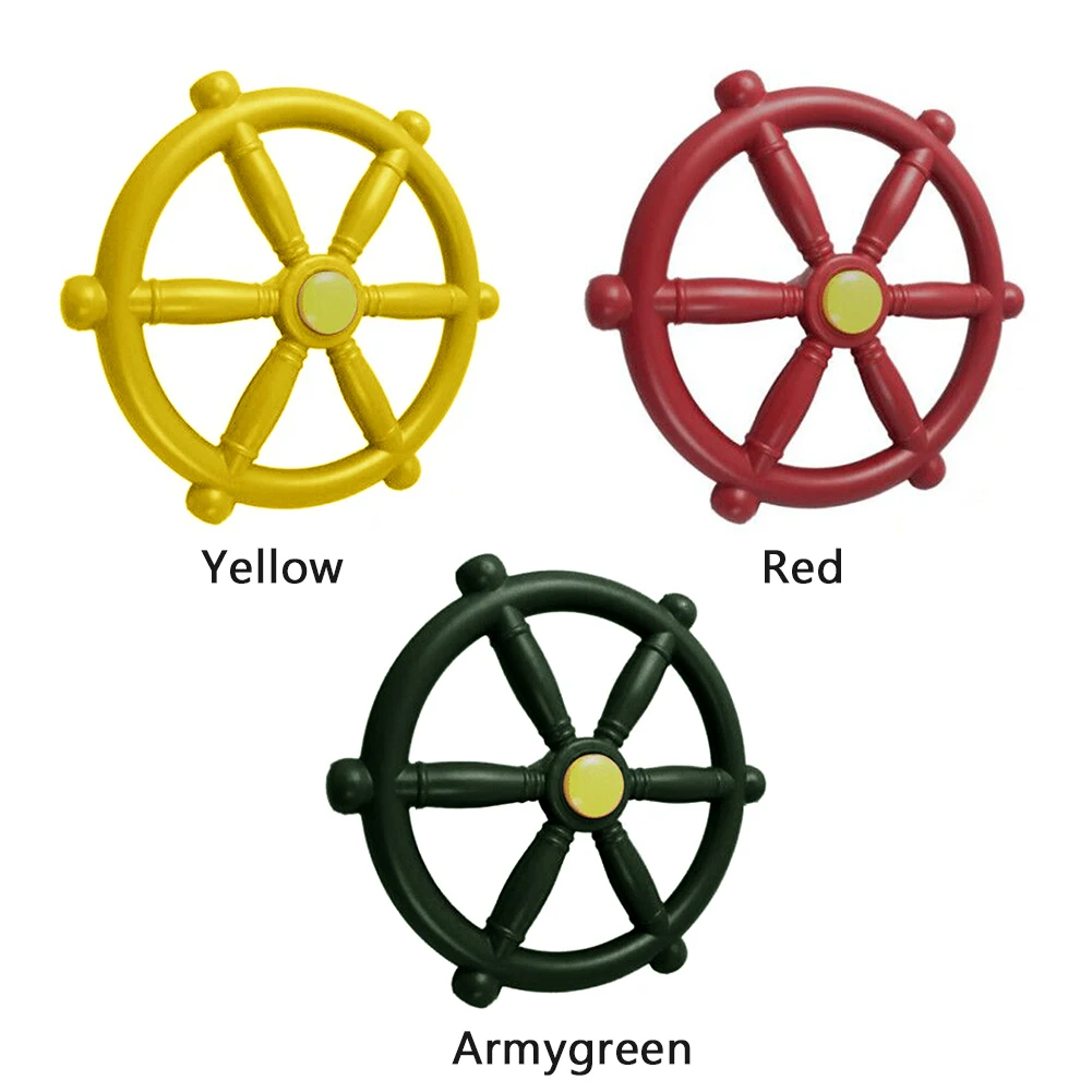 

Climbing Frame Kids Toy Jungle Gym Amusement Park Smooth Children Pirate Ships Wheel Game Swing Accessory Outdoor Fun Playground