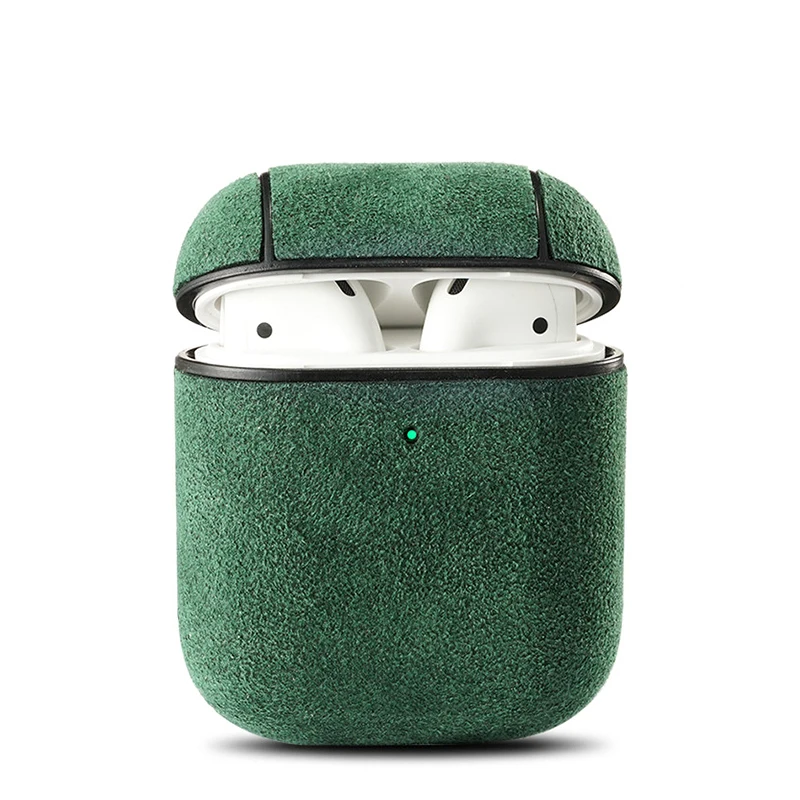 SanCore Alcantara кожаный чехол для наушников для Apple Airpods 1 Airpods 2 чехол роскошный защитный чехол Аксессуары для Airpods