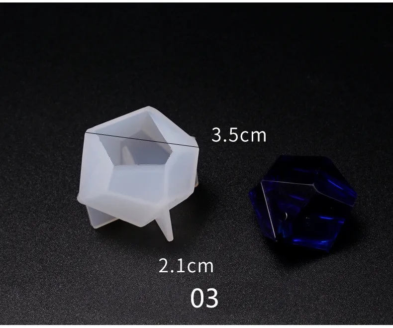 Три размера алмазной поверхности набор форм для украшения стола аксессуары