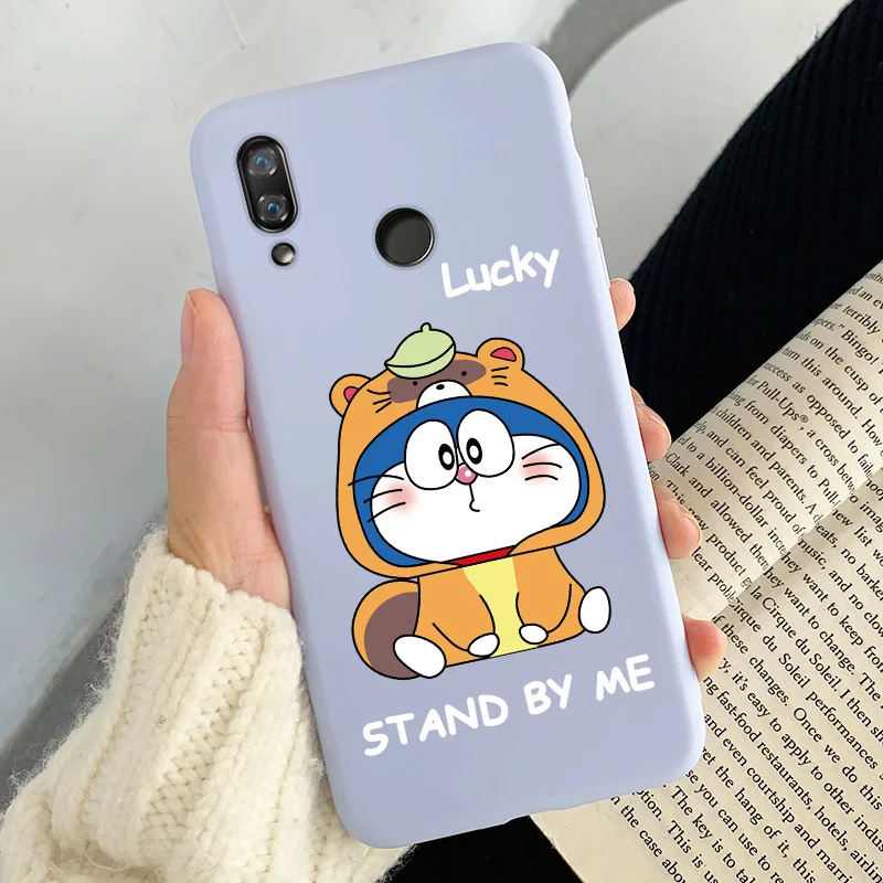 PDGB Живопись чехол для huawei Honor 8X 8C 9X 7X 7C 7A V20 V30 Pro 20 20s 9 10 Lite Play 3 Y6 Y7 Y9 с рисунком героев мультфильмов, крышка корпуса