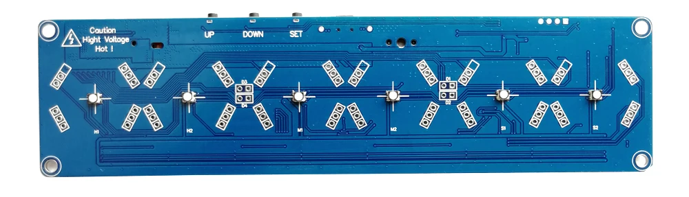 Zirrfa 6-bit Nixie свечение часы материнская плата основная плата, панель управления Универсальный in8 in8-2 in12 in14 in18 QS30-1, без трубы