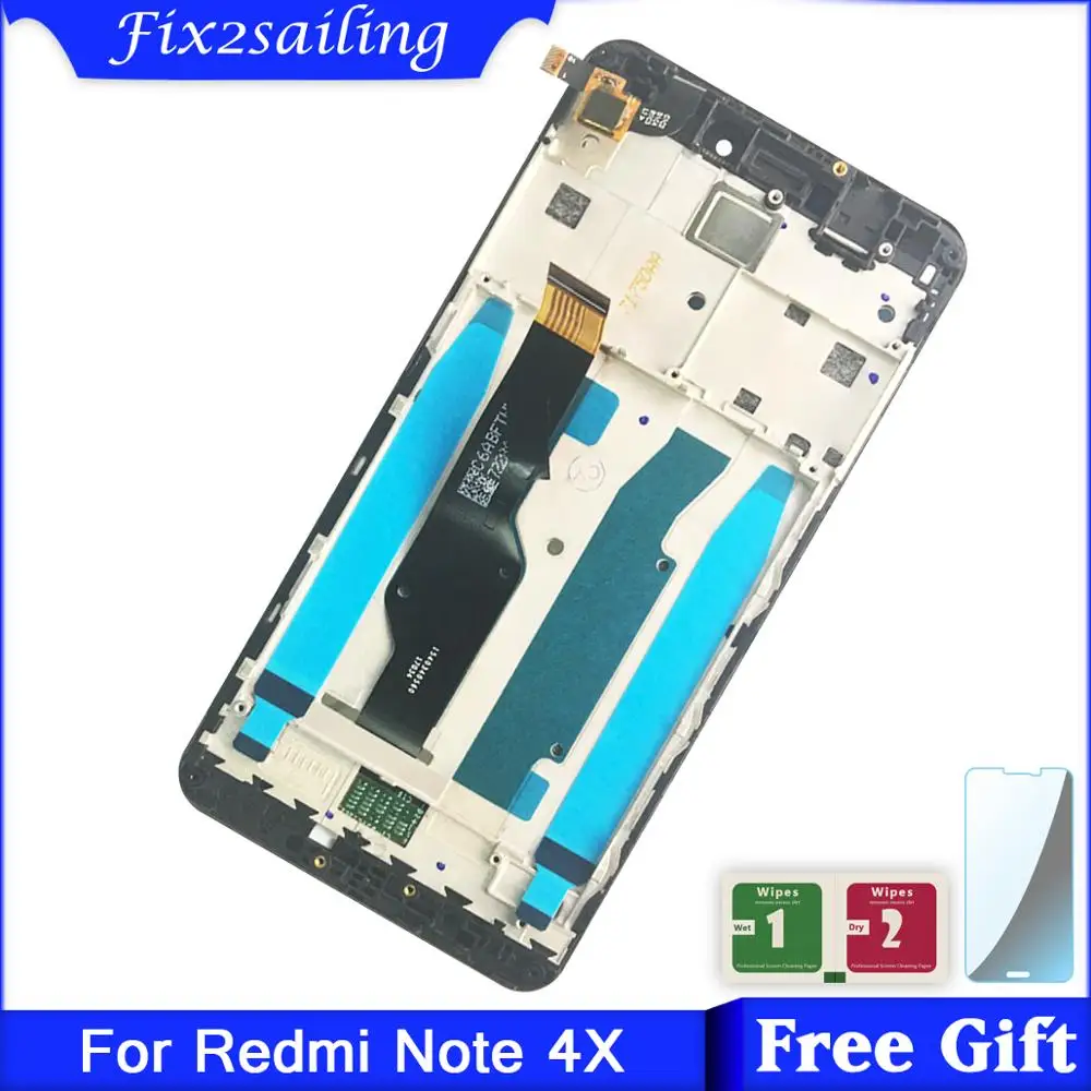 Высококачественный ЖК дисплей с рамкой для Redmi Note 4 глобальная версия сенсорный