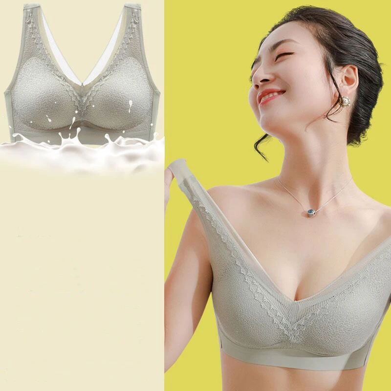 

Seamless Bra Women Push Up Underwear Sexy Lace Backless Lingerie Comfortable Bralette Female Intimates Fitness Top