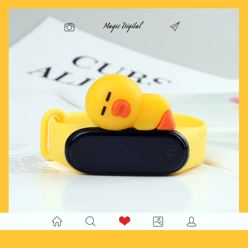 Mi band 4 ремешок мультяшный браслет для Xiaomi Band 3 силиконовый miband 4/3 на запястье