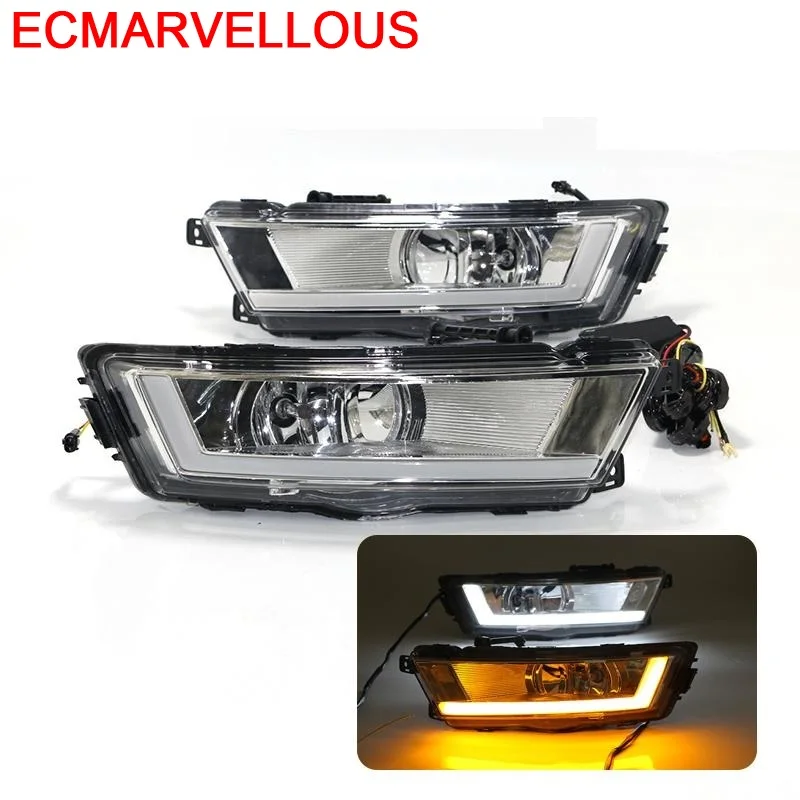 Бег Поворотники боковые укладки Luces Led Para Авто Передние противотуманные фары