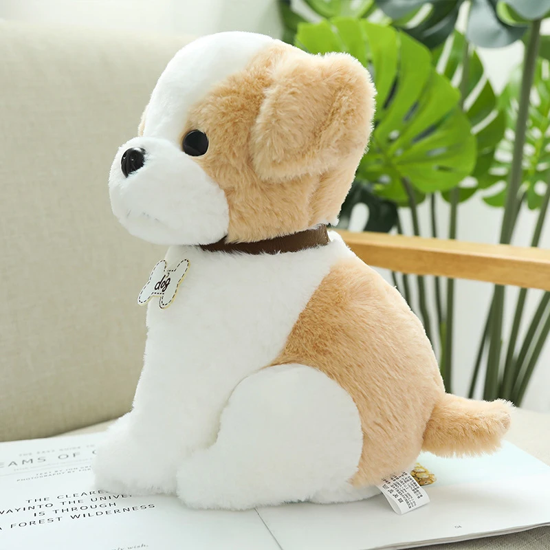 Hcdtoy 20-40CM Cute Kawaii Husky Chihuahua Corgi Teddy Dog Pug Filled Animal Simulation Plush Toy Doll Kids' Birthday Gifts | Игрушки и