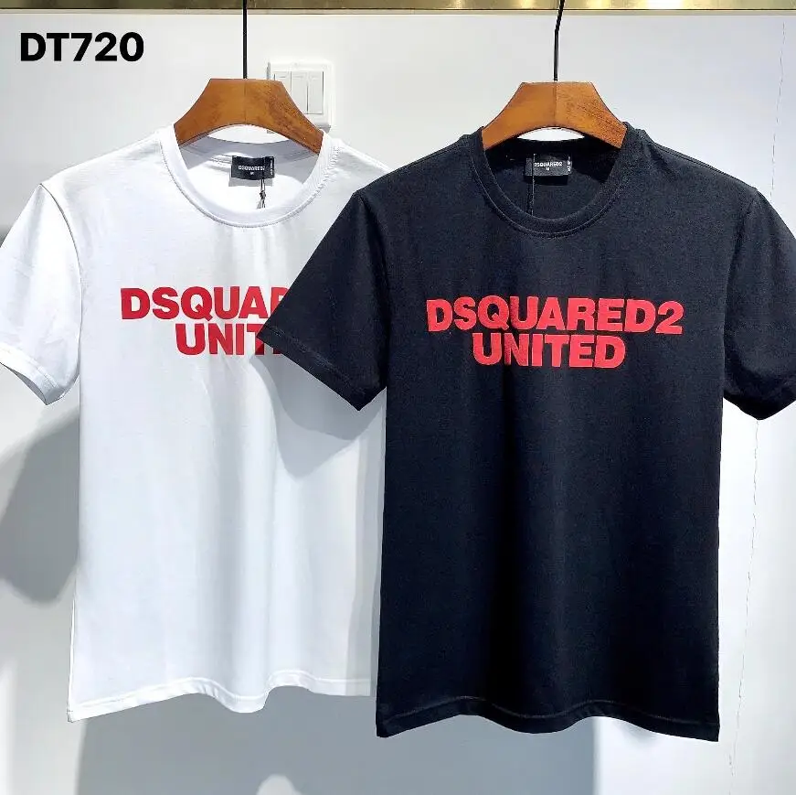 

DSQuared2 - men and women summer cotton T-shirt, 2021 minimalist style, DT720