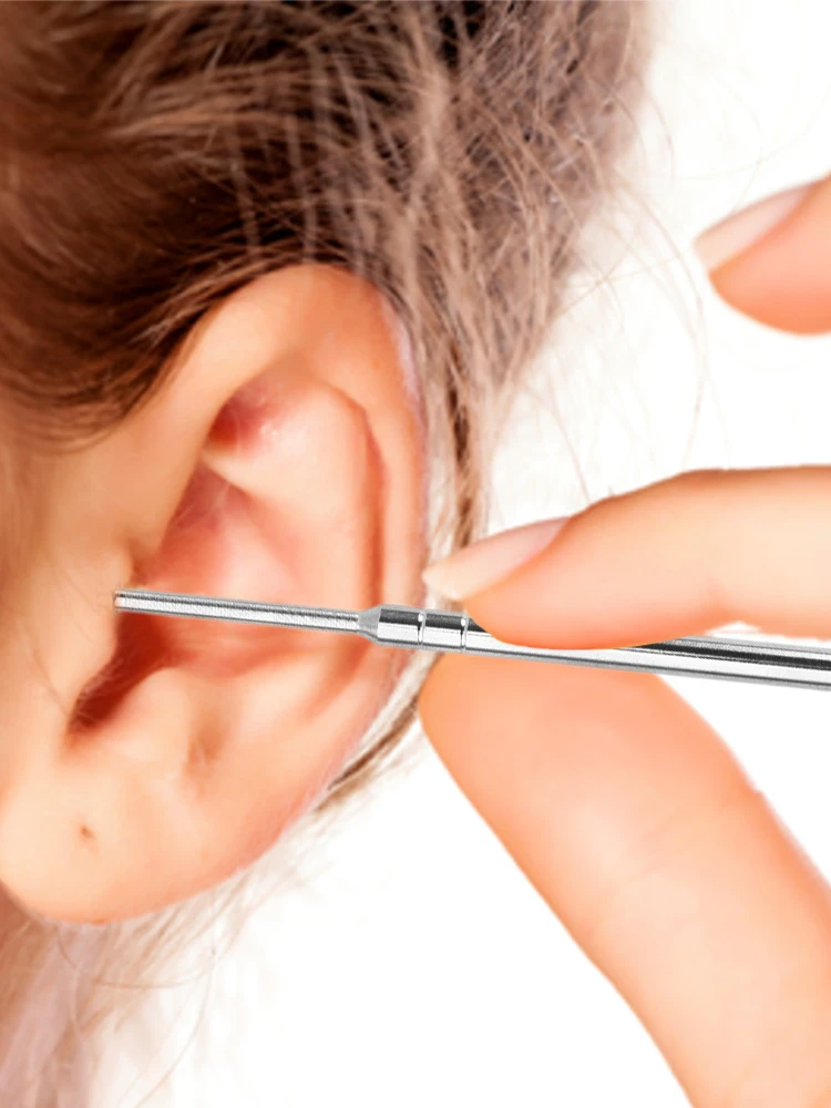 6PCS Ear Cleaner Wax Removal Tool Earpick Sticks Earwax Remover Curette Pick Cleaning Cleanser Spoon Health Care |