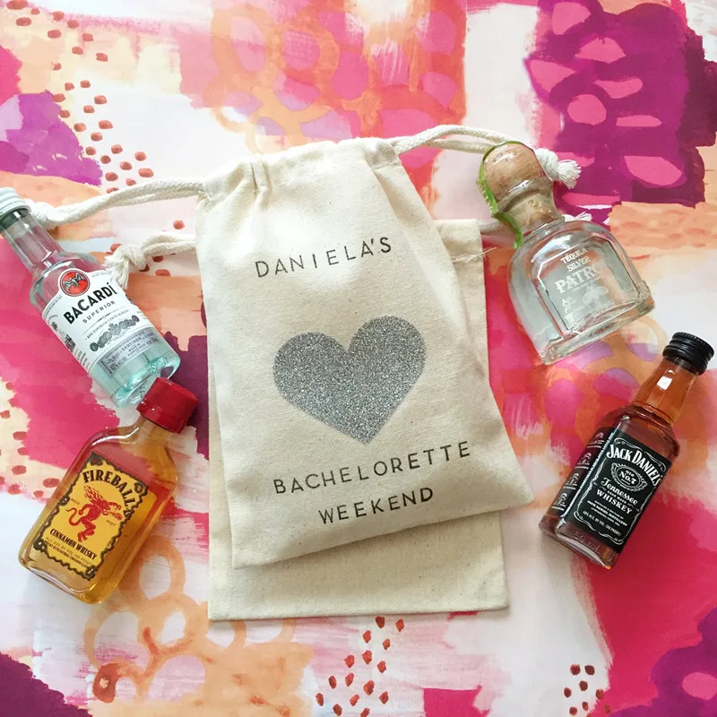 Блестящий Подарочный пакет в форме сердца индивидуальные сумочки для сувениров