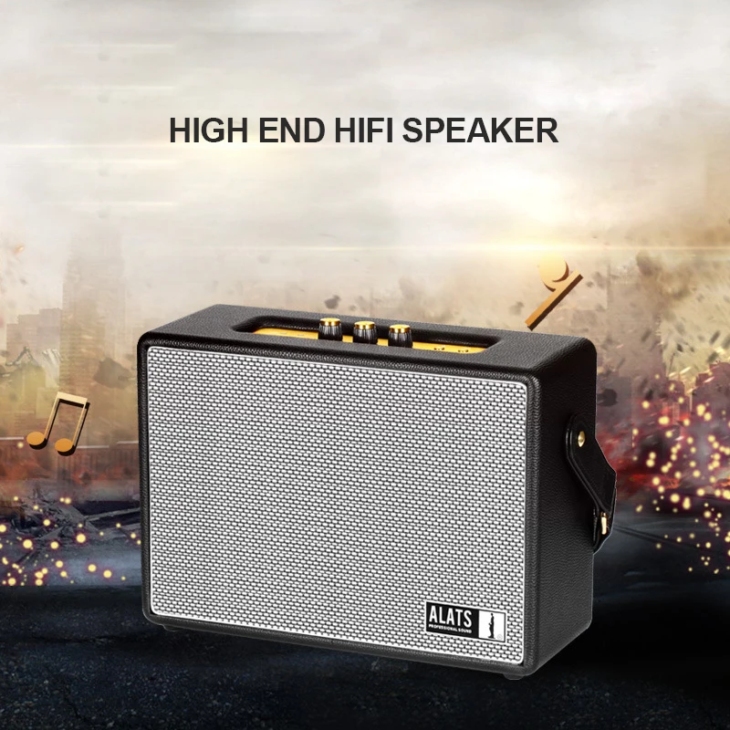 HiFi деревянная Колонка без потерь с Wi Fi оптическая AUX FM беспроводная рок музыка