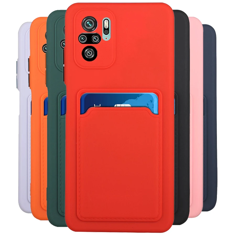 

For Redmi Note 10 Pro Max Shockproof Case For Xiaomi Redmi Note 10 Pro Luxury Card Slot Case Redmi Note 10 Pro Max Back Cover