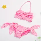 Новинка, летний детский купальник, купальник для девочек с рюшами и принтом в виде ананаса